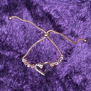 ✨Heart bracelet. CZ.